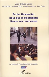 Ecole, université : pour que la République tienne ses promesses