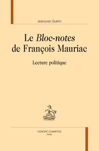 Le "Bloc-notes" de François Mauriac
