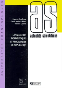 L'évaluation des politiques  et programme de population