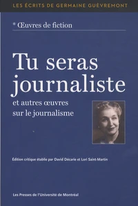 Tu seras journaliste