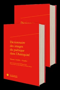 Dictionnaire des images du poétique dans l'Antiquité