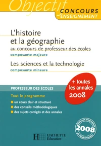 L'histoire et la géographie Composante majeure au concours de professeur des écoles