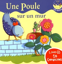 Une poule sur un mur