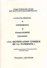La signification éthique de la paternité