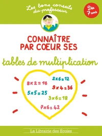 Connaître par coeur ses tables de multiplication