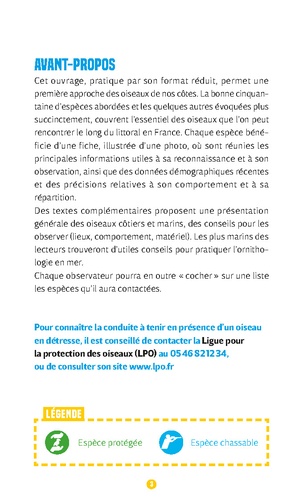 Oiseaux de mer. Observer et reconnaître 50 espèces de notre littoral