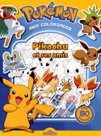 Guilhem Salines - Pikachu et ses amis - Mes coloriages.
