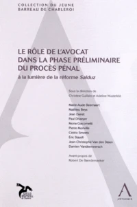 Le rôle de l'avocat dans la phase préliminaire du procès pénal