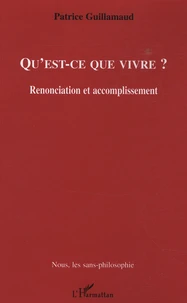 Qu'est-ce que vivre ?