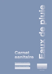 Carnet sanitaire des eaux de pluie de récupération