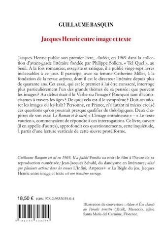 Jacques Henric, entre image et texte - Occasion