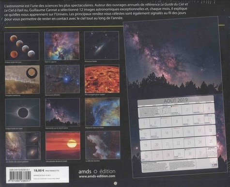 Calendrier astronomique  Edition 2019