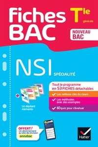 Guillaume Connan et Vojislav Petrov - Fiches bac NSI Tle (spécialité) - Bac 2024 - tout le programme en fiches de révision détachables.