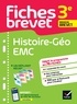 Guillaume d'Hoop et Florence Holstein - Fiches brevet - HIstoire-Géographie EMC 3e Brevet 2025 - tout le programme en fiches de révision détachables.