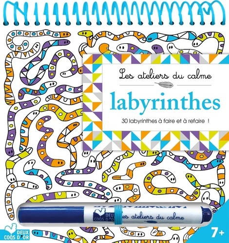 Guillaume Dupont - Labyrinthes - 30 labyrinthes à faire et à refaire ! Avec 1 stylo effaçable.
