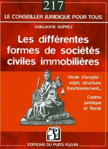 Guillaume Duprez - Les différentes formes de sociétés civile immobilières.