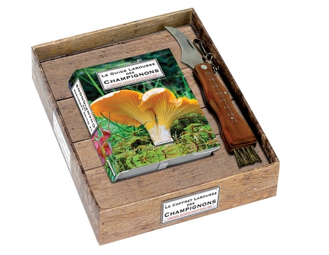 Guillaume Eyssartier - Le coffret Larousse des champignons - 1 livre et 1 couteau à champignons.