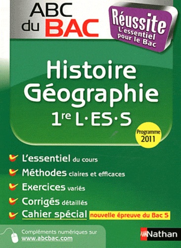 Guillaume Gicquel et Servane Marzin - Histoire-Géographie 1e L-ES-S - Programme 2011.