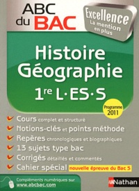 Guillaume Gicquel - Histoire-Géographie 1e L-ES-S - Programme 2011.