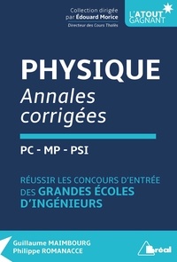 Guillaume Maimbourg - Physique PC-MP-PSI - Annales corrigées.