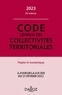 Guillaume Pailler - Code général des collectivités territoriales - Annoté, commenté en ligne.