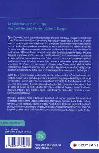 La saisie bancaire en Europe. Vers une saisie-exécution européenne ?