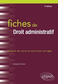 Guillaume Protière - Fiches de droit administratif.