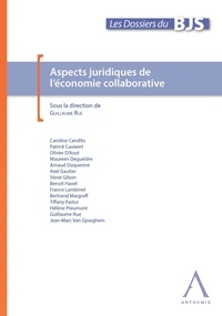 Guillaume Rue - Aspects juridiques de l'économie collaborative.