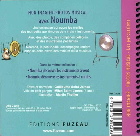 Noumba découvre... les percussions  avec 1 CD audio