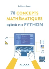 Guillaume Saupin - 70 concepts mathématiques expliqués avec Python.