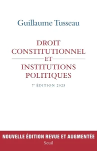 Droit constitutionnel et institutions politiques