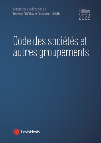 Code des sociétés et autres groupements  Edition 2022