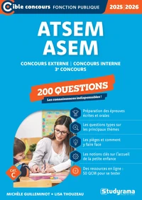 ATSEM/ASEM concours externe, concours interne, 3e concours