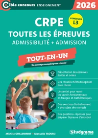 CRPE admissibilité + admission toutes les épreuves