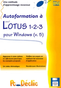 Autoformation A Lotus 1-2-3 Pour Windows. Avec Disquette