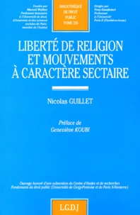 Liberté de religion et mouvements à caractère sectaire