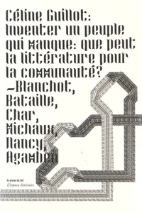 Inventer un peuple qui manque : que peut la littérature pour la communauté ?