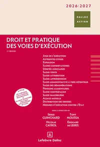 Droit et pratique des voies d'exécution