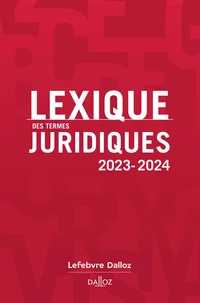 Lexique des termes juridiques