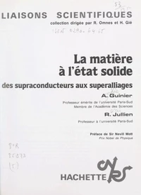 La matière à l'état solide