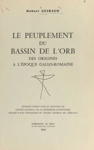 Le peuplement du bassin de l'Orb
