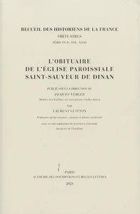 L'obituaire de l'église paroissiale Saint-Sauveur de Dinan