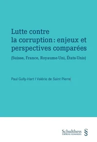 Lutte contre la corruption : enjeux et perspectives comparées