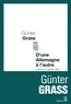 Günter Grass - D'une Allemagne à l'autre - Journal de l'année 1990.