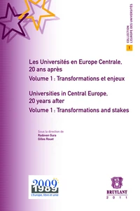 Les Universités en Europe centrale, 20 ans après