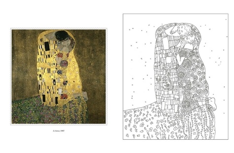 Cahier de coloriages Gustav Klimt. Le fondateur de la sécession viennoise