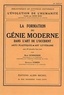Gustave Cohen et René Schneider - La Formation du génie moderne dans l'art de l'Occident - Arts plastiques et art littéraire.