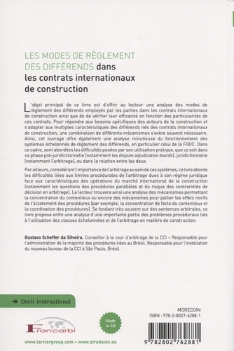 Les modes de règlement des différends dans les contrats internationaux de construction