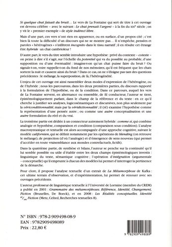 Si quelque chat faisait du bruit.... Des textes (aux discours) hybrides - Essais de linguistique textuelle et cognitive