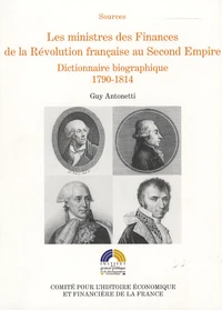 Les ministres des Finances de la Révolution française au Second Empire